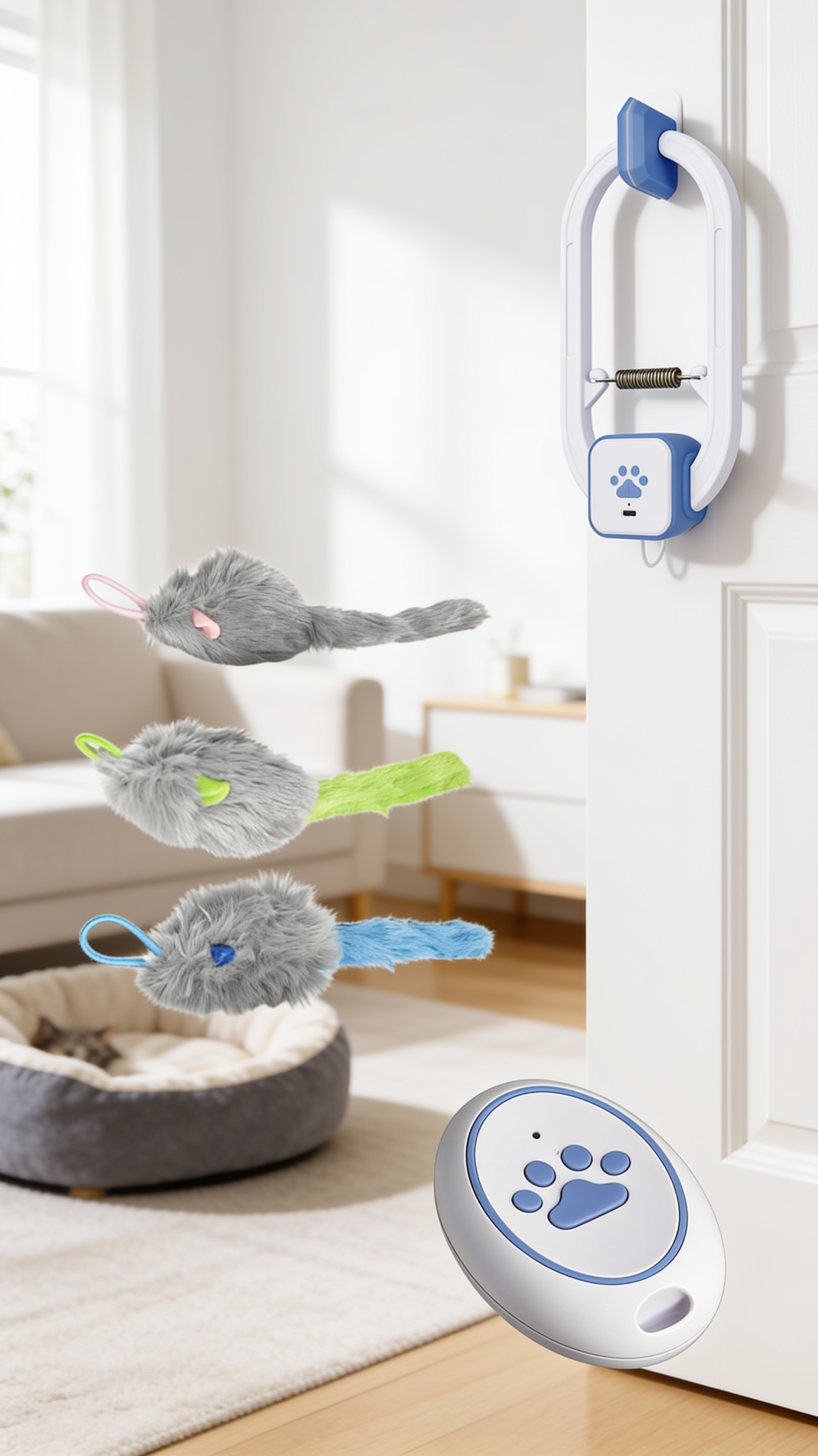 Remote Cat Teaser Toy