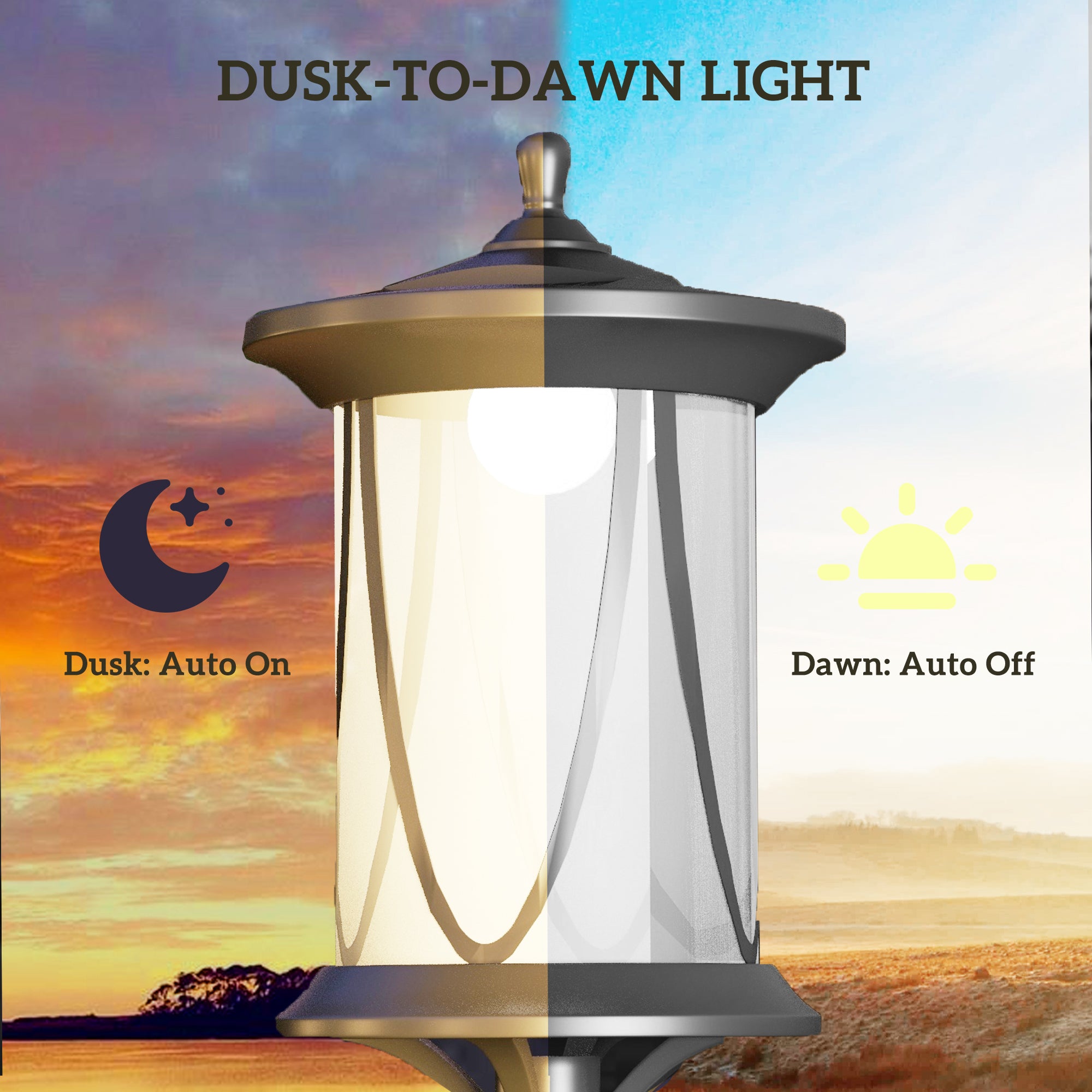 Solar Lamp Post Light
