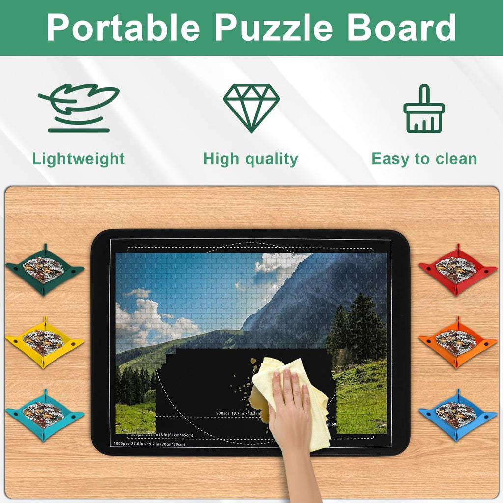 Jigsaw Board with Sorting Trays
