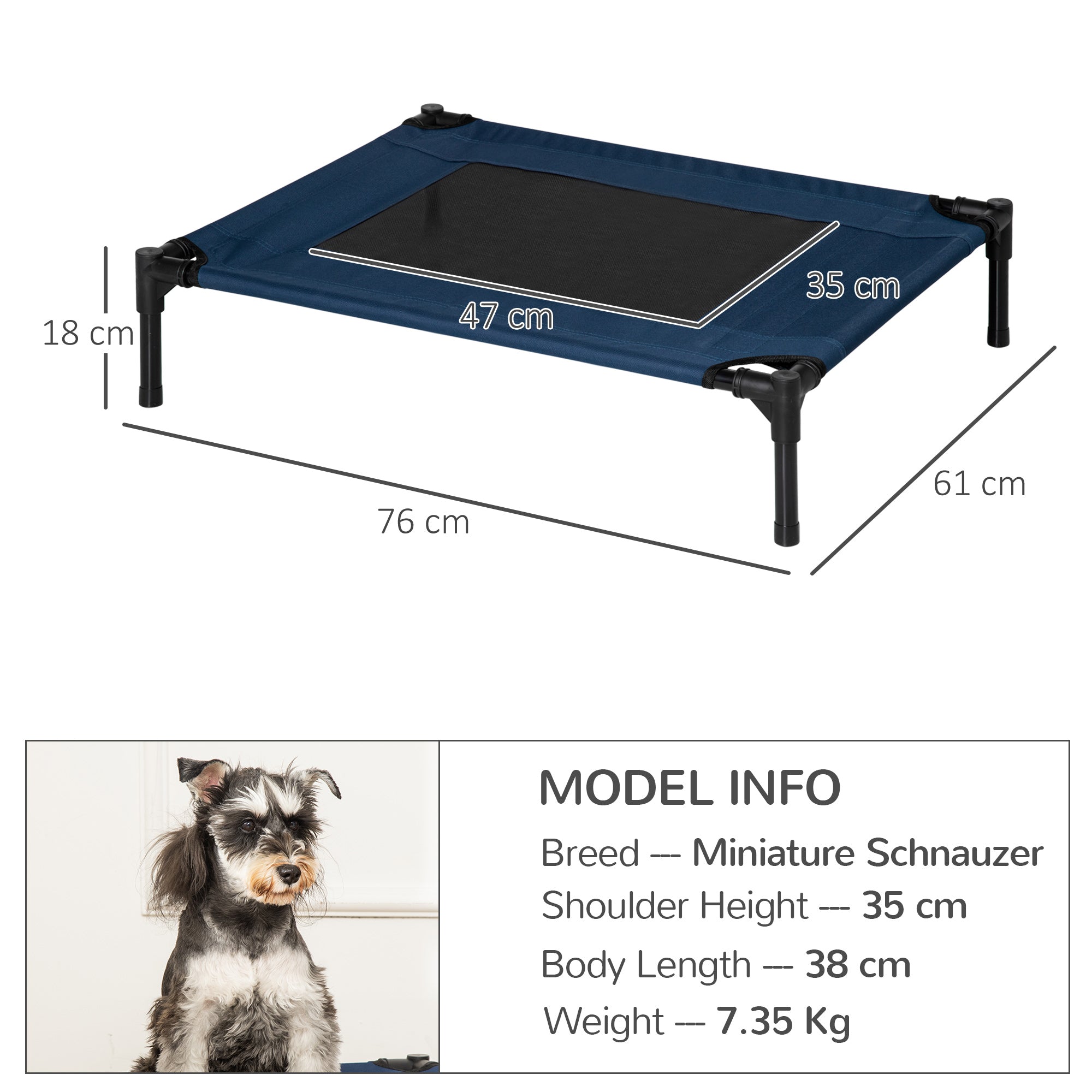 Raised Pet Cot