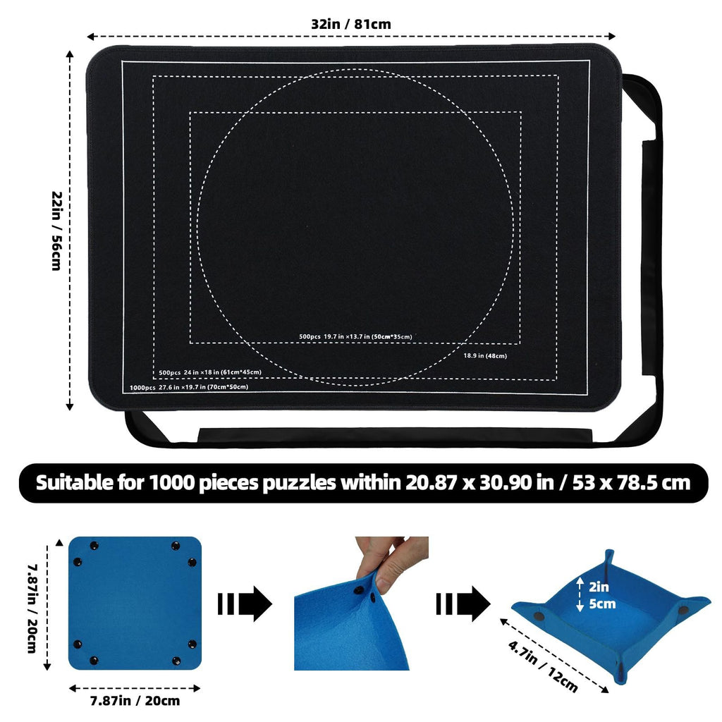 Jigsaw Board with Sorting Trays