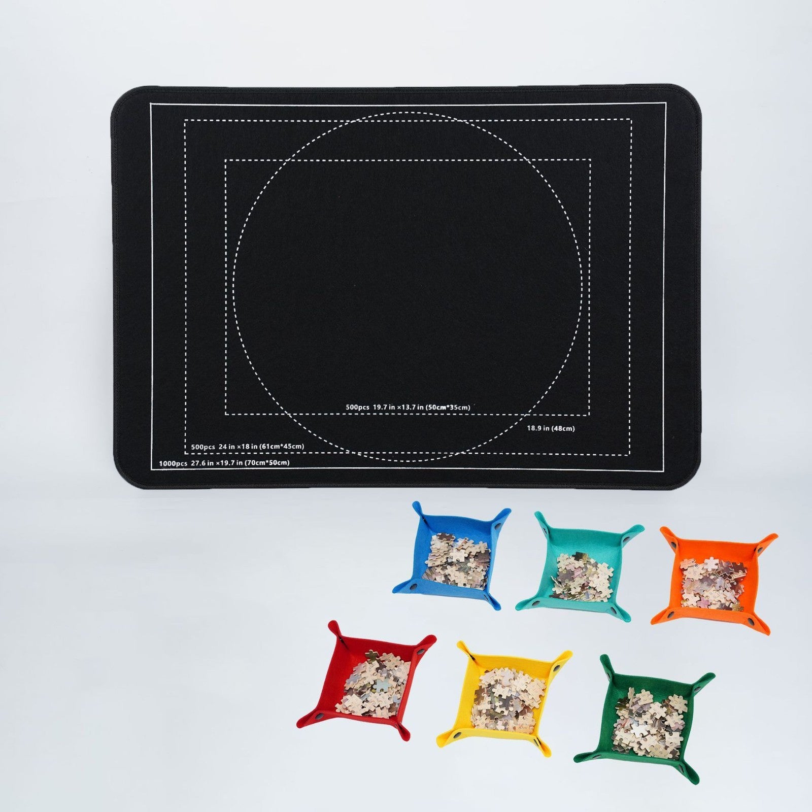 Jigsaw Board with Sorting Trays