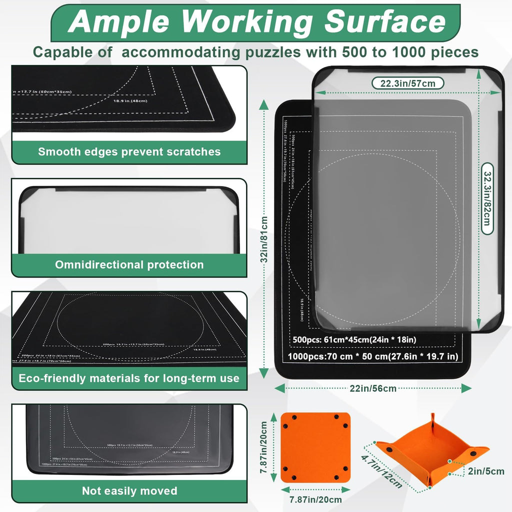 Jigsaw Board with Sorting Trays